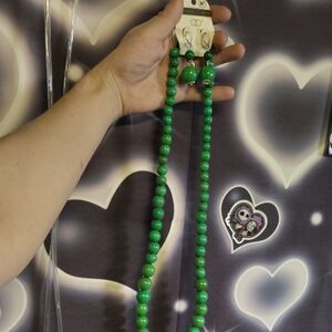 Green Beaded Necklace